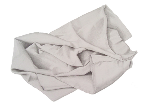 Pillowcase. Pencil drawing. 2008